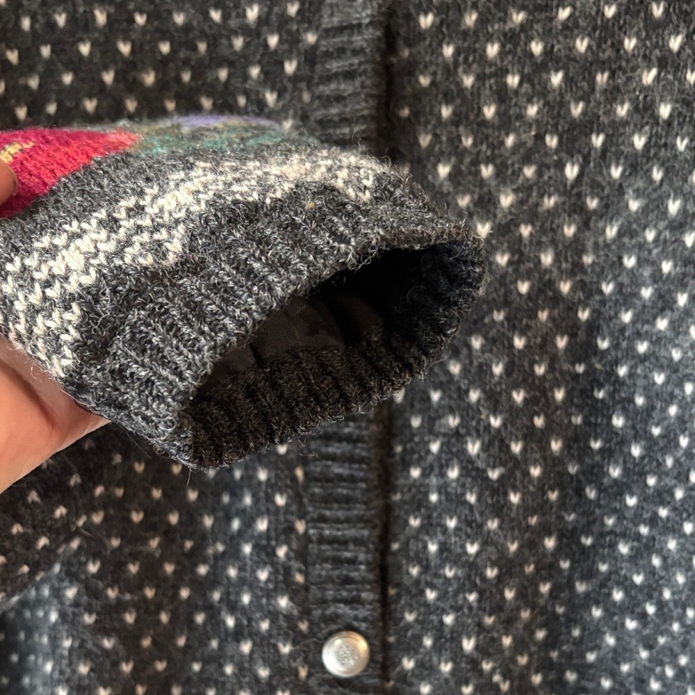 Icelandic Design Button Down Sweater Jacket - image 5